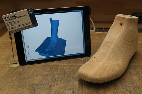 3D Fußvermessung bei Schuhtechnik Köberlein in Maxdorf